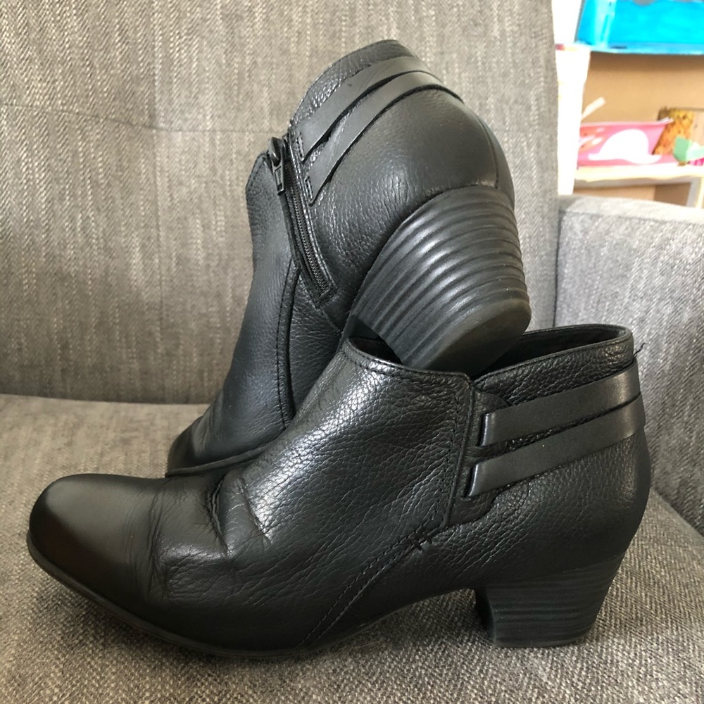 Clark’s leather booties